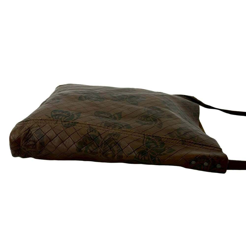 BOTTEGA VENETA Brown Leather Intrecciato Shoulder Bag - Picture 6 of 9